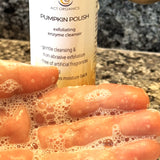 Exfoliating Enzyme Facial Cleanser with Pumpkin, Rice Bran, Oatmeal. Free of fragrances and colorants. All-natural.